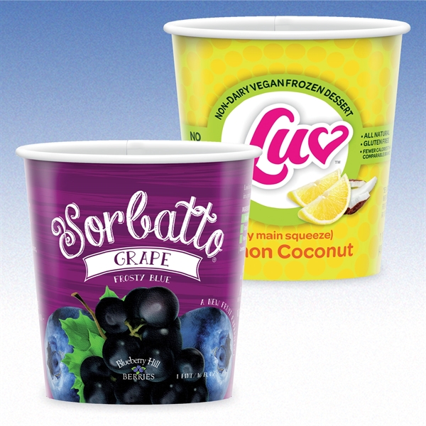 16ozPint-Recycled Cold Paper Cups- Paper Container with Hi-Definition Full Color Imprint,... from ASI 49716 Digispec & CounterPoint