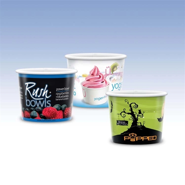 8 oz-Recycled Cold Paper Cups- Paper Container with Hi-Definition Full Color... from ASI 49716 Digispec & CounterPoint