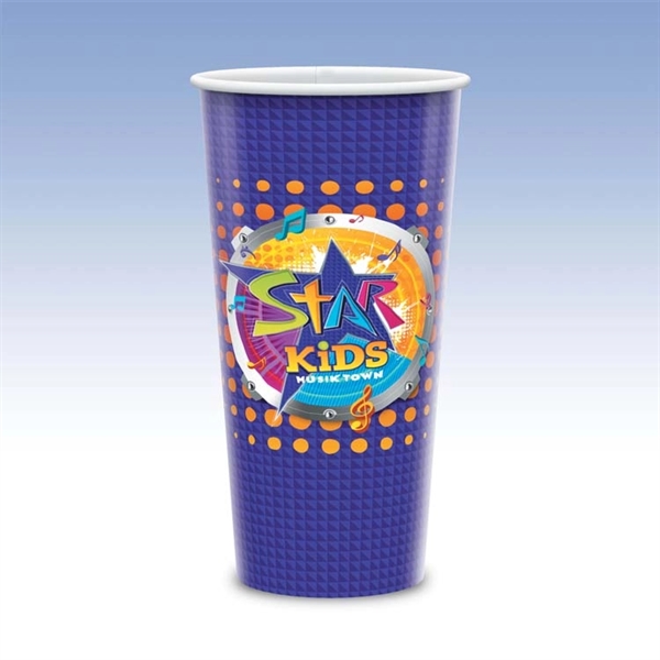 21 oz-Recycled Cold Paper Cup with Hi-Definition Full Color Imprint, Made... from ASI 49716 Digispec & CounterPoint