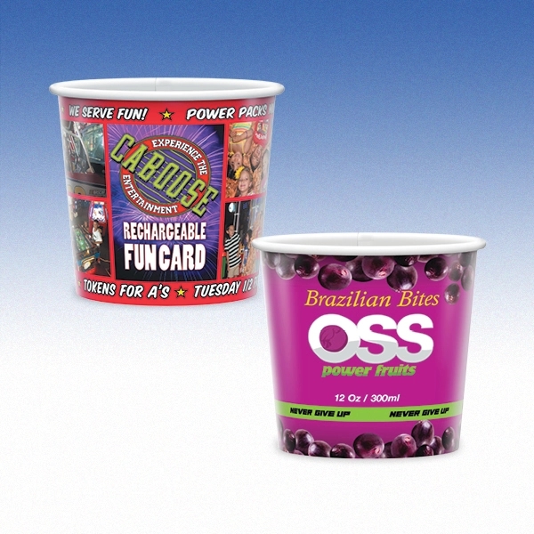 12 oz-Hot Paper Cups-Paper Container with Hi-Definition Full Color Imprint, Made... from ASI 49716 Digispec & CounterPoint