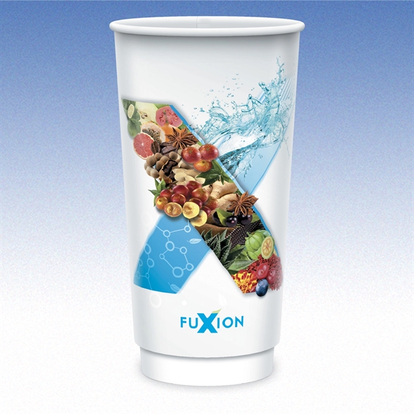 21 oz-Vx2® Gloss Double Wall Insulated Paper Cup with Hi-Definition Full... from ASI 49716 Digispec & CounterPoint