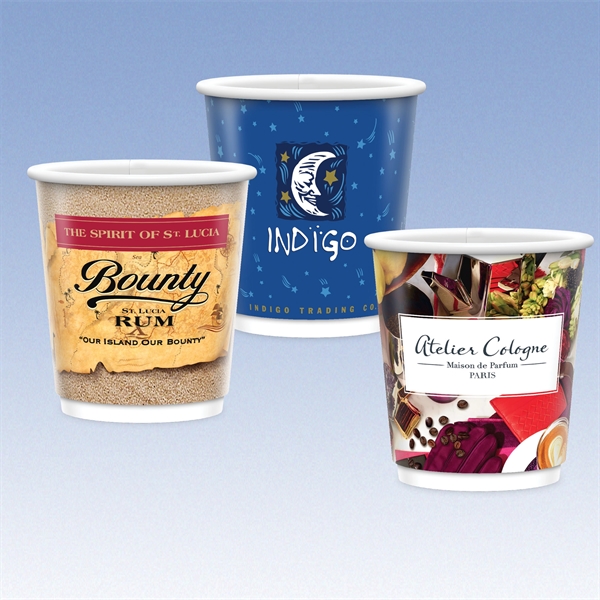 9 oz-Vx2® Gloss Double Wall Insulated Paper Cup with Hi-Definition Full... from ASI 49716 Digispec & CounterPoint