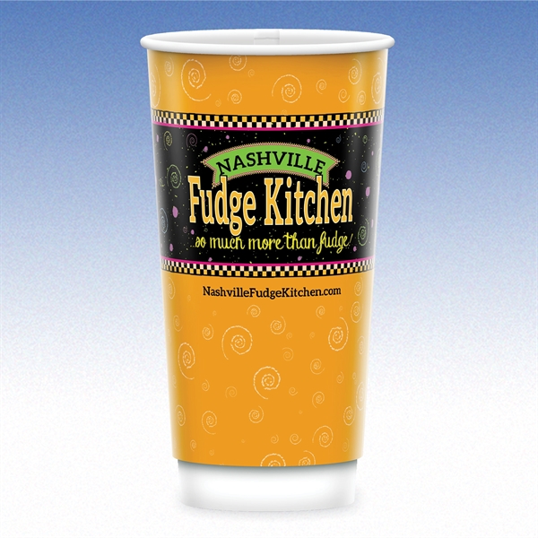 21 oz-Vx2® Matte Double Wall Insulated Paper Cup with Hi-Definition Full... from ASI 49716 Digispec & CounterPoint