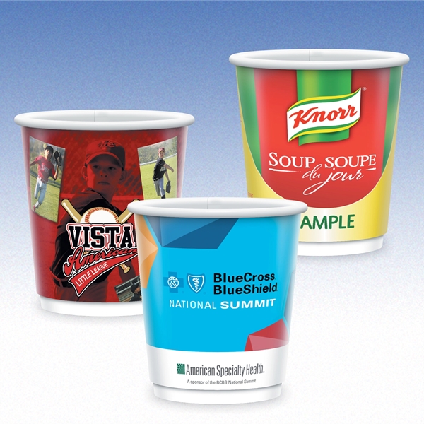 9 oz-Vx2® Matte Double Wall Insulated Paper Cup with Hi-Definition Full... from ASI 49716 Digispec & CounterPoint