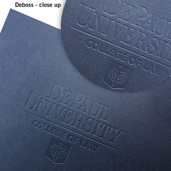 Group D Premium Linen blind debossed with standard business card slots.... from ASI 32050 Admore / Admore®