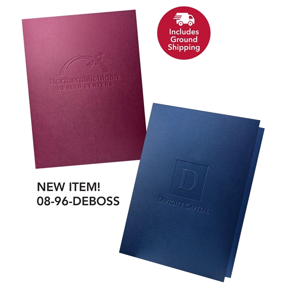 Group D Premium Linen blind debossed with standard business card slots.... from ASI 32050 Admore / Admore®