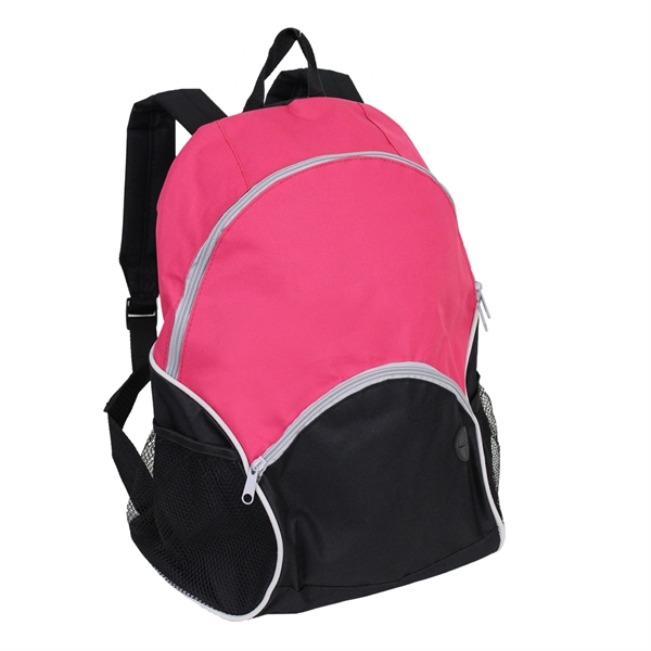 12.5" x 16.5" x 7.5" backpack with zip closure, earbud cord... from ASI 37980 Bagworld