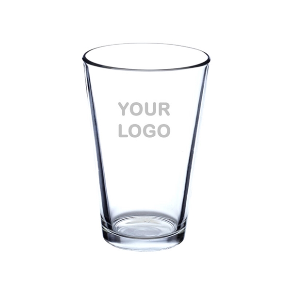 16 oz. Clear pint glass plus free 1 color silkscreen imprint... from ASI 37218 Athena Promo (tm)