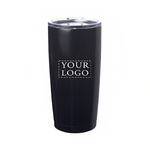 20 oz. double wall vacuum insulated stainless steel tumbler plus 1c1p... from ASI 37218 Athena Promo (tm)