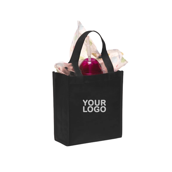 Small 80 GSM non woven eco-friendly tote bag free 1 color... from ASI 37218 Athena Promo (tm)