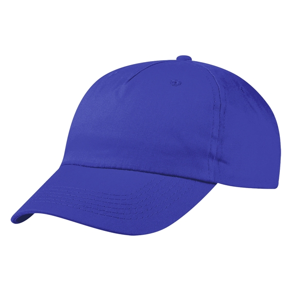 100% Cotton Twill Cap, 5 Panel, Medium Profile, Unstructured Crown &... from ASI 61125 Hit Promotional Products / Hit®