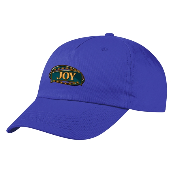 100% Cotton Twill Cap, 5 Panel, Medium Profile, Unstructured Crown &... from ASI 61125 Hit Promotional Products / Hit®
