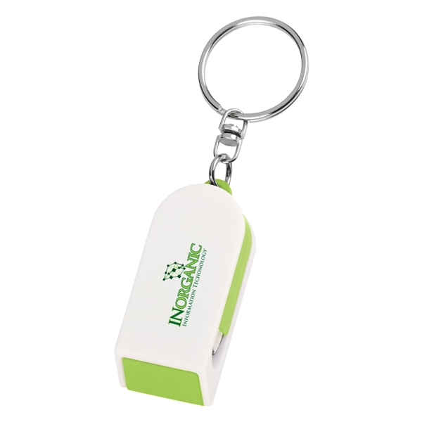 Phone Stand And Screen Cleaner Combo Keychain... from ASI 61125 Hit Promotional Products / Hit®