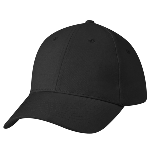 100% Brushed Cotton Twill, 6 Panel, Medium Profile Cap, Structured Crown... from ASI 61125 Hit Promotional Products / Hit®