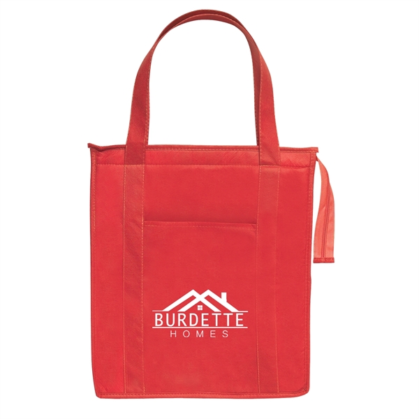 Non-Woven Insulated Shopper Tote Bag.  Made Of 80 Gram Non-Woven,... from ASI 61125 Hit Promotional Products / Hit®