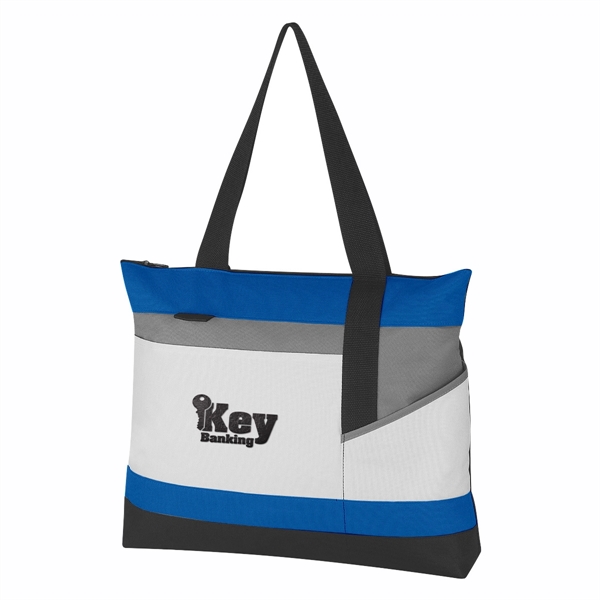 Advantage Tote Bag.  Made of 600 Denier Polyester.  Outside... from ASI 61125 Hit Promotional Products / Hit®