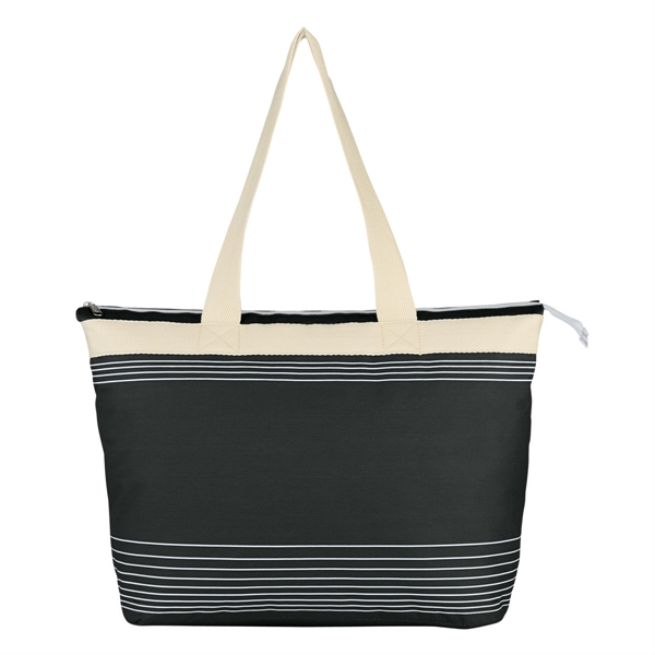 Marina Tote.  Made of 600 Denier Polyester.  Top Zippered... from ASI 61125 Hit Promotional Products / Hit®