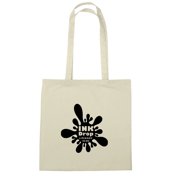100% Natural Cotton Tote Bag.  30" Handles.  Spot Clean/Air... from ASI 61125 Hit Promotional Products / Hit®