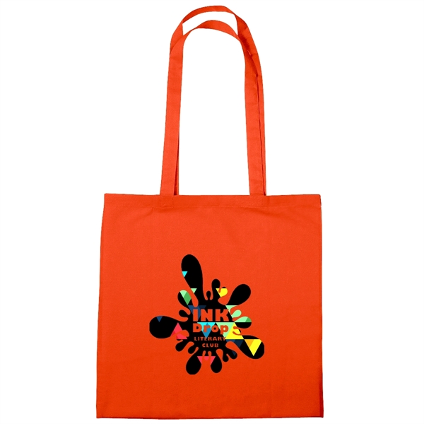 100% Natural Cotton Tote Bag.  30" Handles.  Spot Clean/Air... from ASI 61125 Hit Promotional Products / Hit®