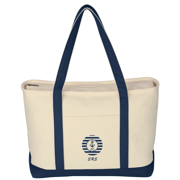 Large Heavy Cotton Canvas Boat Tote.  24 oz. Canvas. ... from ASI 61125 Hit Promotional Products / Hit®