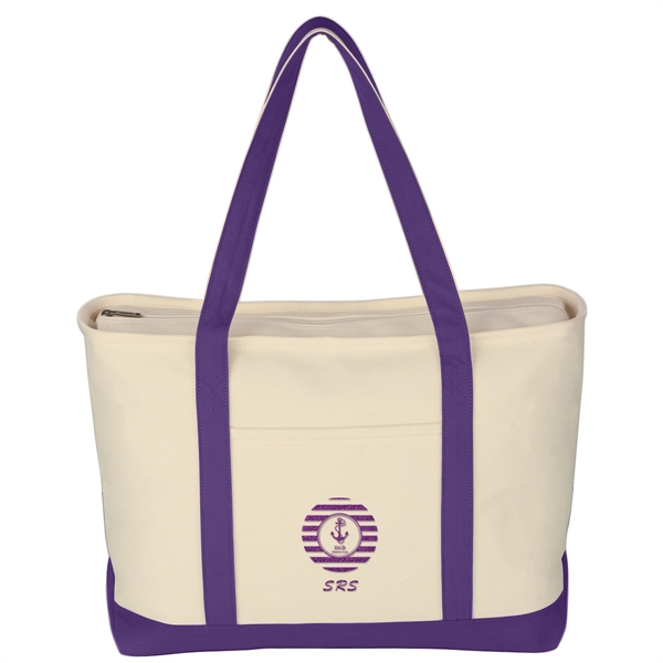 Large Heavy Cotton Canvas Boat Tote.  24 oz. Canvas. ... from ASI 61125 Hit Promotional Products / Hit®