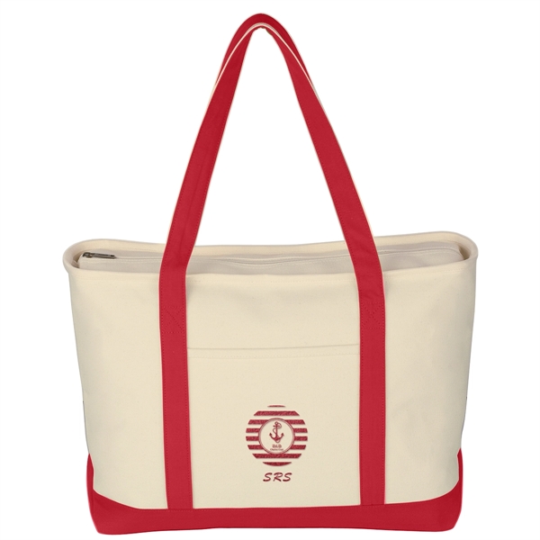 Large Heavy Cotton Canvas Boat Tote.  24 oz. Canvas. ... from ASI 61125 Hit Promotional Products / Hit®