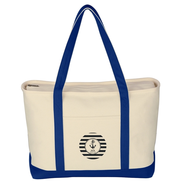 Large Heavy Cotton Canvas Boat Tote.  24 oz. Canvas. ... from ASI 61125 Hit Promotional Products / Hit®