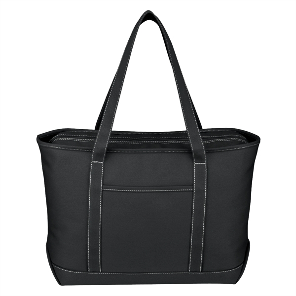Large Cotton Canvas Yacht Tote.  24 oz. Canvas.  Outside... from ASI 61125 Hit Promotional Products / Hit®