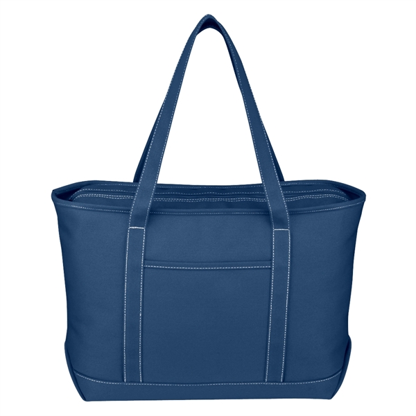 Large Cotton Canvas Yacht Tote.  24 oz. Canvas.  Outside... from ASI 61125 Hit Promotional Products / Hit®