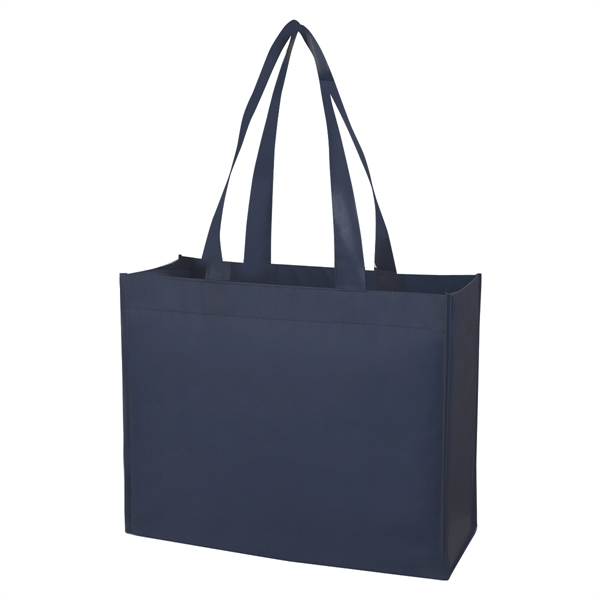Matte Laminated Non-Woven Shopper Tote.  Made Of 80 Gram Laminated... from ASI 61125 Hit Promotional Products / Hit®