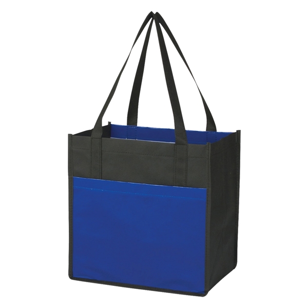 Lami-Combo Shopper Tote.  Made of Combo 80 Gram Non-Woven/110 Gram... from ASI 61125 Hit Promotional Products / Hit®