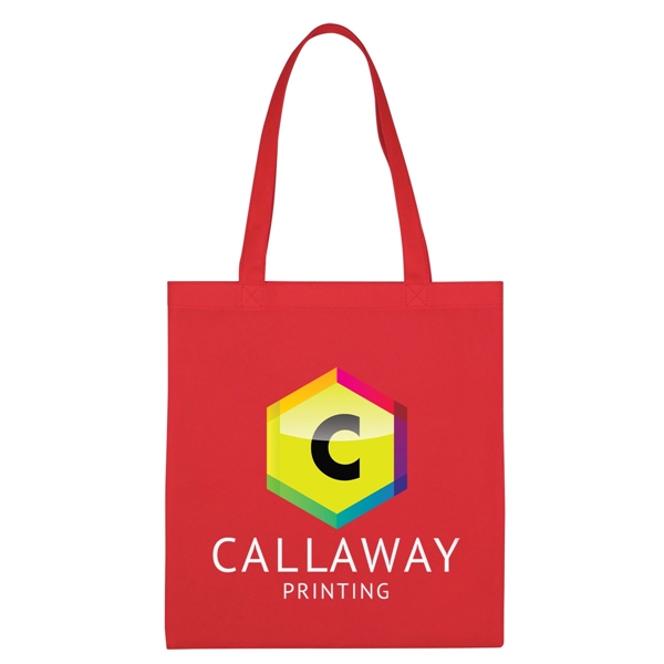 Non-Woven Economy Tote Bag.  Made of 80 Gram Non-Woven, Coated... from ASI 61125 Hit Promotional Products / Hit®