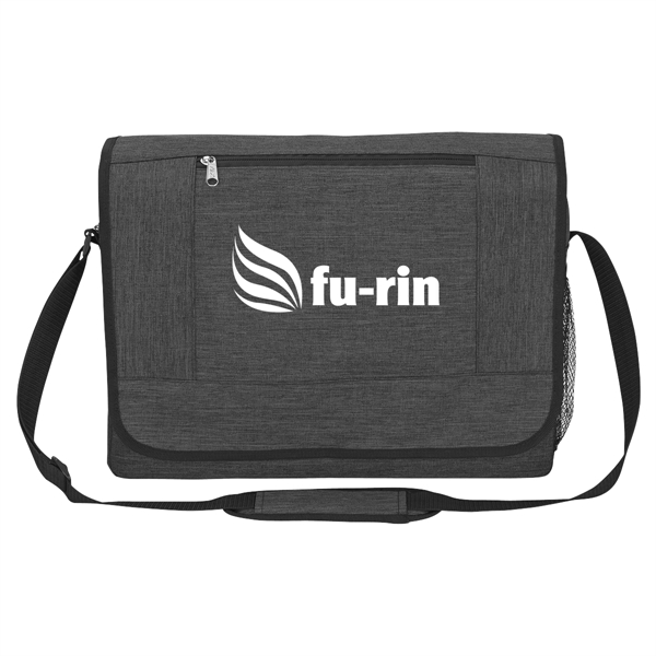 High Line Messenger Bag.  Made Of 600 Denier Polycanvas Material.... from ASI 61125 Hit Promotional Products / Hit®