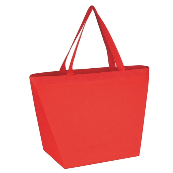 Non-Woven Budget Shopper Tote Bag.  Made of 80 Gram Non-Woven,... from ASI 61125 Hit Promotional Products / Hit®