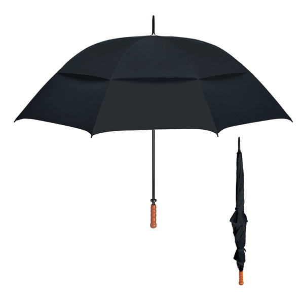Vented, windproof umbrella withstands wind gusts up to 55 mph.... from ASI 61125 Hit Promotional Products / Hit®