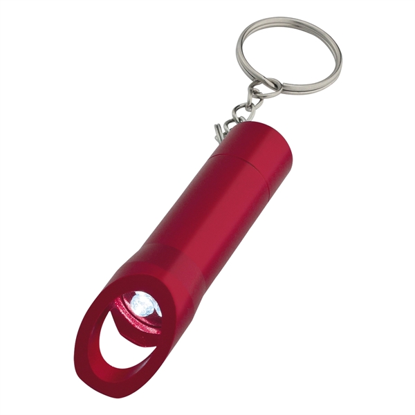 Aluminum LED flashlight with bottle opener.... from ASI 61125 Hit Promotional Products / Hit®
