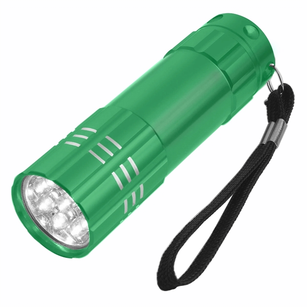 Aluminum LED flashlight with strap.... from ASI 61125 Hit Promotional Products / Hit®