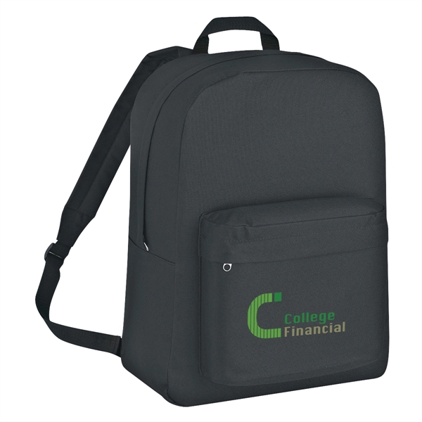 Backpack made of 210 denier polyester with web carrying handle.... from ASI 61125 Hit Promotional Products / Hit®