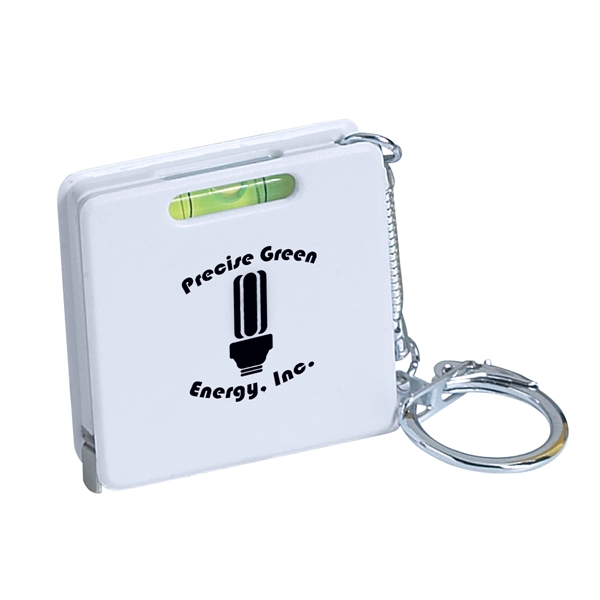 Square level tape measure key tag.... from ASI 61125 Hit Promotional Products / Hit®