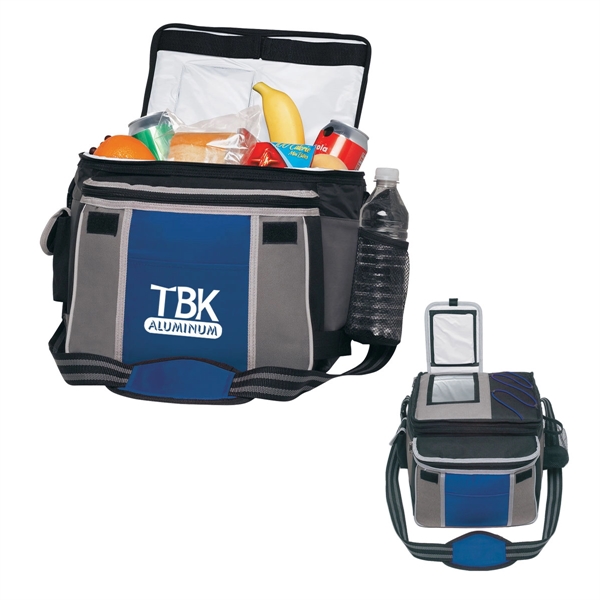 Flip Top Kooler Bag. Made Of Combo: 70D Nylon And 600D... from ASI 61125 Hit Promotional Products / Hit®