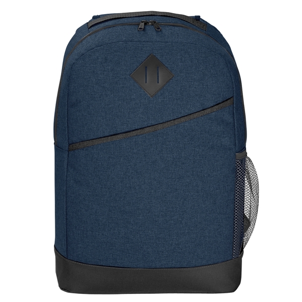 Backpack with adjustable padded shoulder straps and main compartment with padded... from ASI 61125 Hit Promotional Products / Hit®