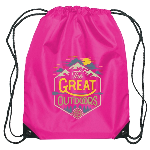 Small sports pack with polyester drawstring.... from ASI 61125 Hit Promotional Products / Hit®