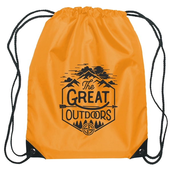 Small sports pack with polyester drawstring.... from ASI 61125 Hit Promotional Products / Hit®
