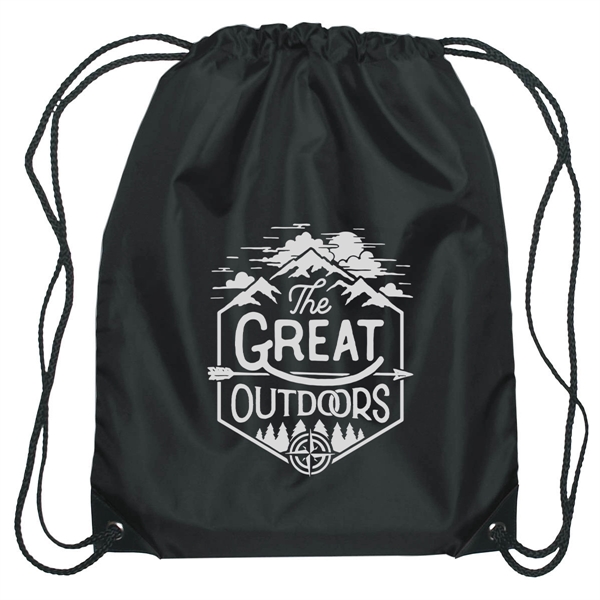 Small sports pack with polyester drawstring.... from ASI 61125 Hit Promotional Products / Hit®