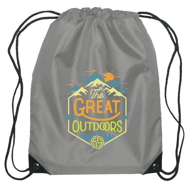Small sports pack with polyester drawstring.... from ASI 61125 Hit Promotional Products / Hit®