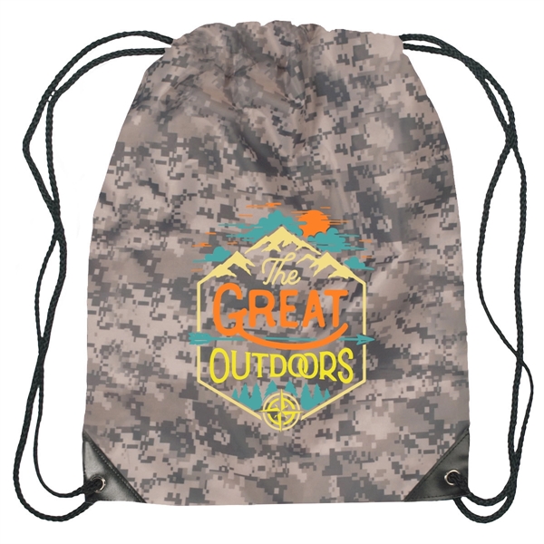 Small sports pack with polyester drawstring.... from ASI 61125 Hit Promotional Products / Hit®