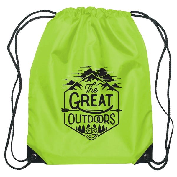 Small sports pack with polyester drawstring.... from ASI 61125 Hit Promotional Products / Hit®