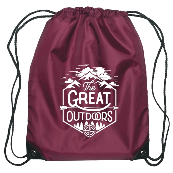 Small sports pack with polyester drawstring.... from ASI 61125 Hit Promotional Products / Hit®