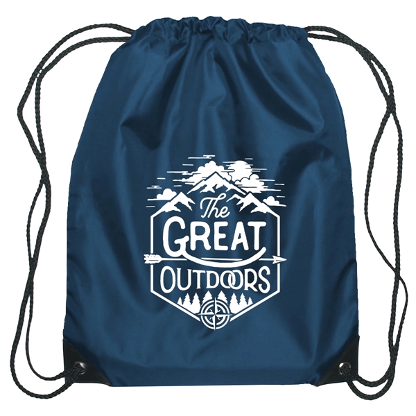 Small sports pack with polyester drawstring.... from ASI 61125 Hit Promotional Products / Hit®