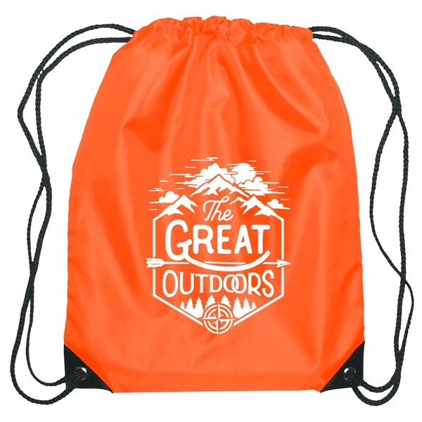 Small sports pack with polyester drawstring.... from ASI 61125 Hit Promotional Products / Hit®